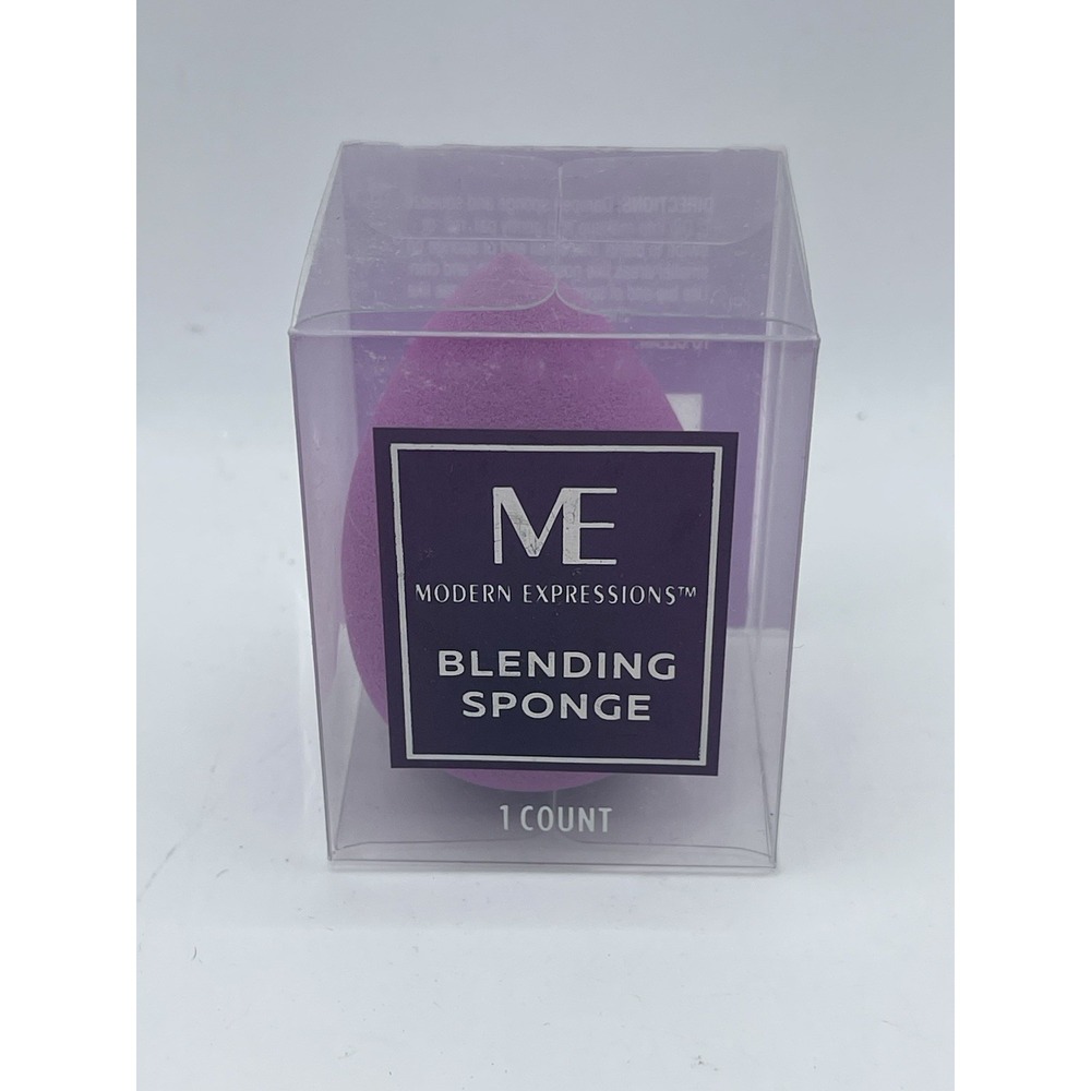 Modern Expressions Blending‎ Sponge Makeup Blender Purple ME Cosmetic Tool - NEW